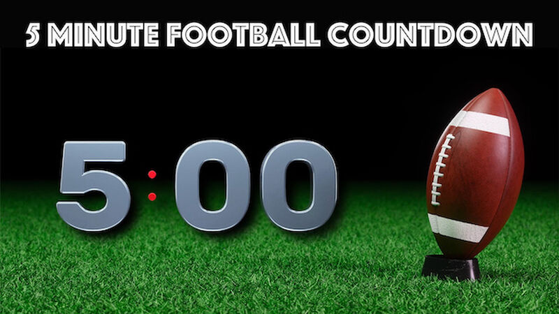 5 Minute Football Countdown
